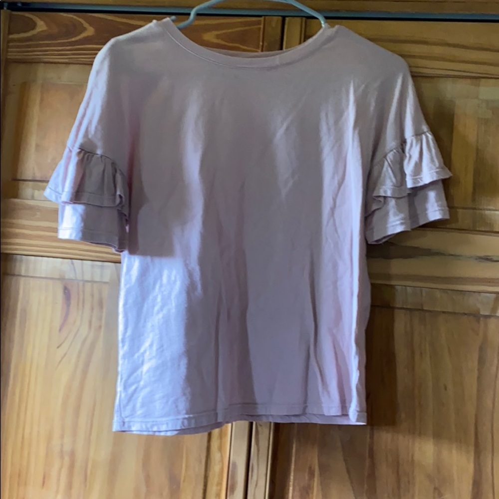 Ruffle Sleeved Blouse